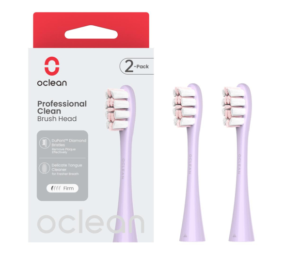 Oclean Końcówki do szczoteczki P1C13 fioletowy 2 szt. - 1213175 - zdjęcie